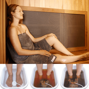 Infrared Sauna and/or Ionic Foot Detox - Package of 6