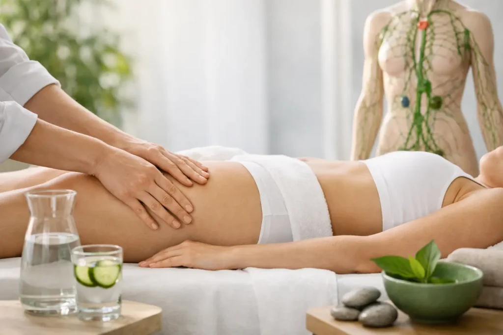 Lymphatic Drainage for Water Retention Relief