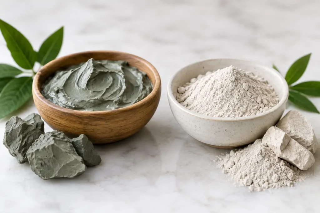 Detox Clay Versus Bentonite Powder: Differences